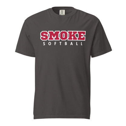 Signature | Comfort Colors T-Shirt | Smoke 14U Softball | Modern Script Logo