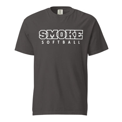 Signature | Comfort Colors T-Shirt | Smoke 14U Softball | Emblem Logo