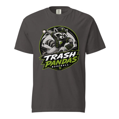Signature | Comfort Colors T-Shirt | Trash Pandas Baseball Organization | Vanguard Logo