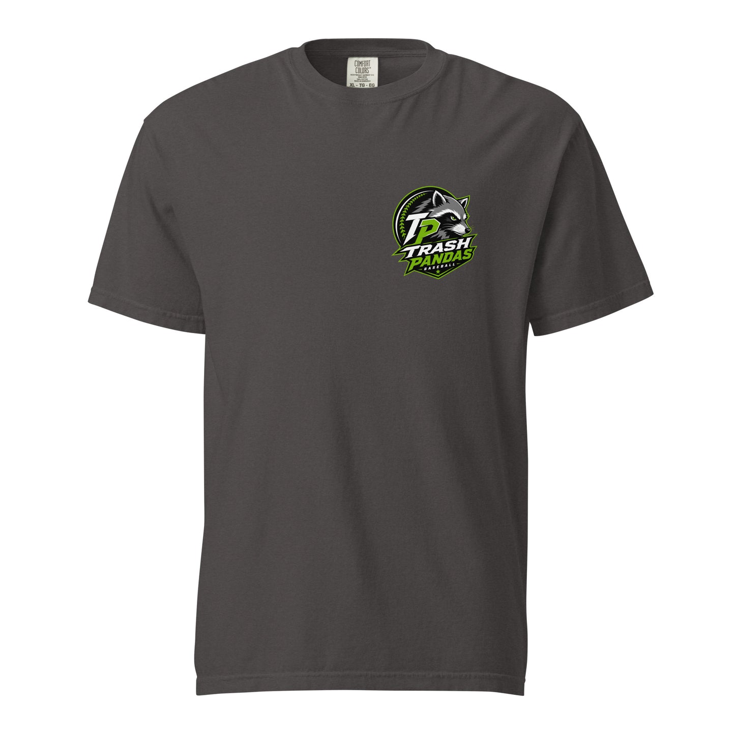 Signature | Comfort Colors T-Shirt | Trash Pandas Baseball Organization | Crest Logo