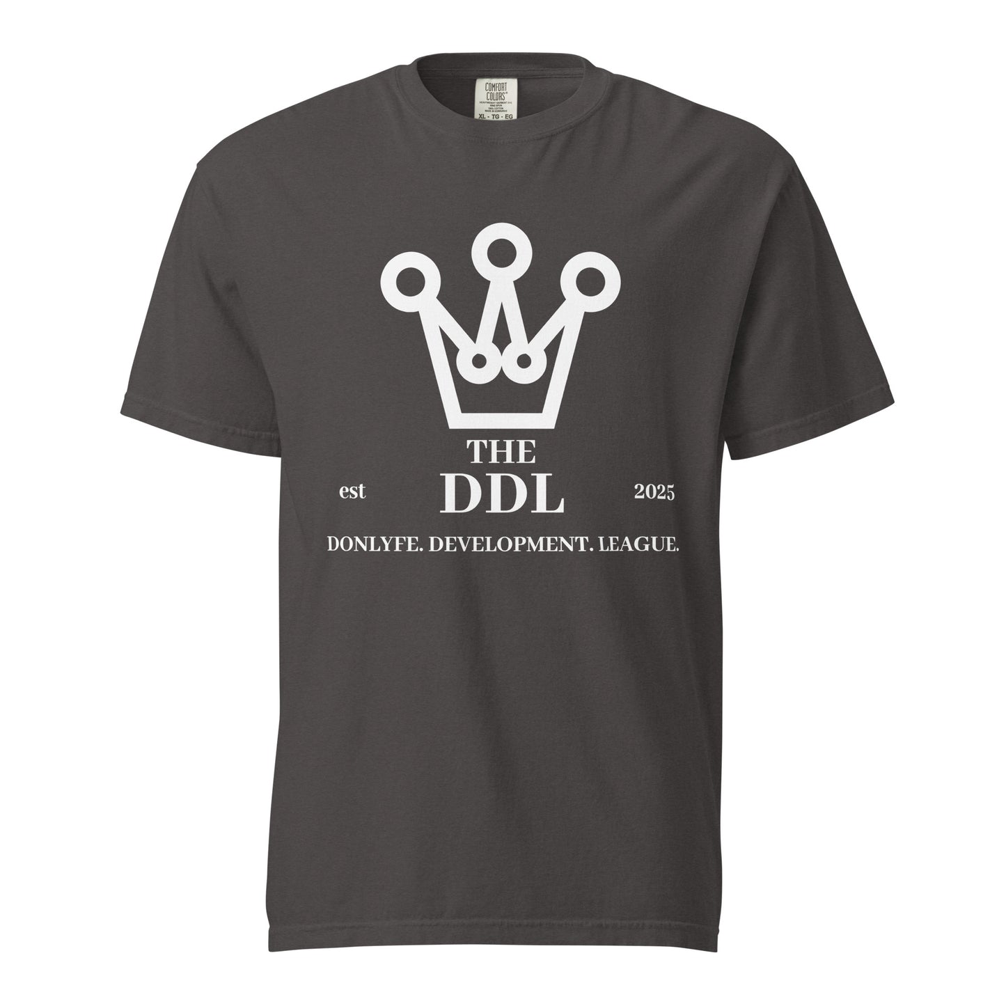 Signature | Comfort Colors T-Shirt | Official DDL Merchandise | Crest Logo
