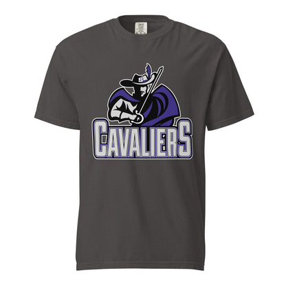 Signature | Comfort Colors T-Shirt | Saint Thomas More | Cavalier Vanguard Logo