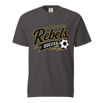 Signature | Comfort Colors T-Shirt | Stewart County Soccer | Rebels Logo