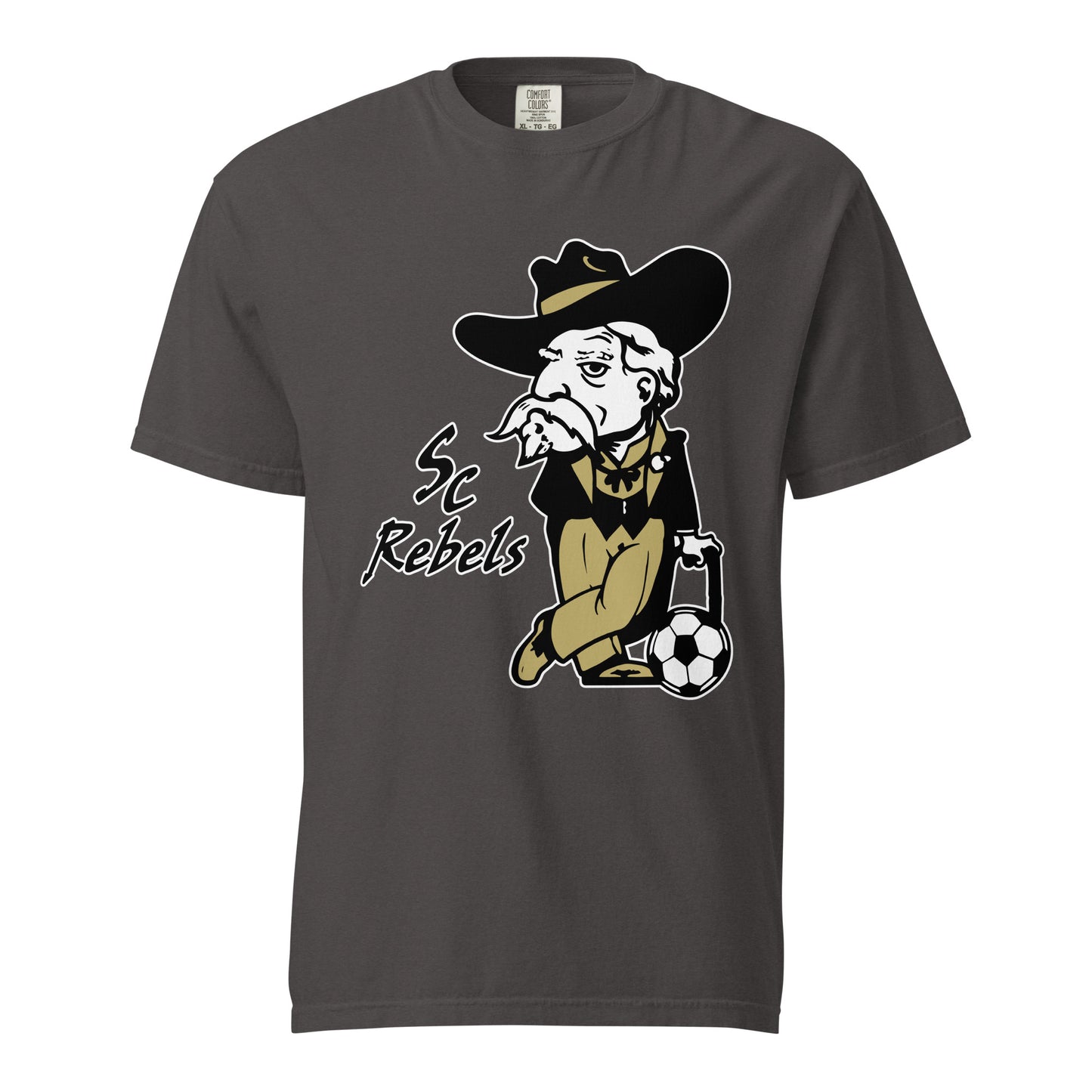 Signature | Comfort Colors T-Shirt | Stewart County Soccer | Mascot Logo