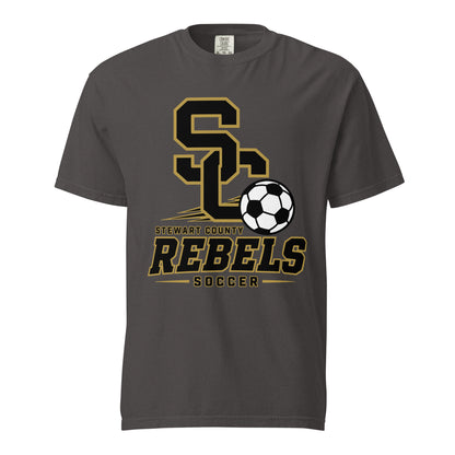 Signature | Comfort Colors T-Shirt | Stewart County Soccer | Vanguard Logo