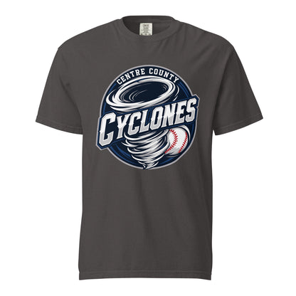 Signature | Comfort Colors T-Shirt | Centre County Cyclones | Badge Logo