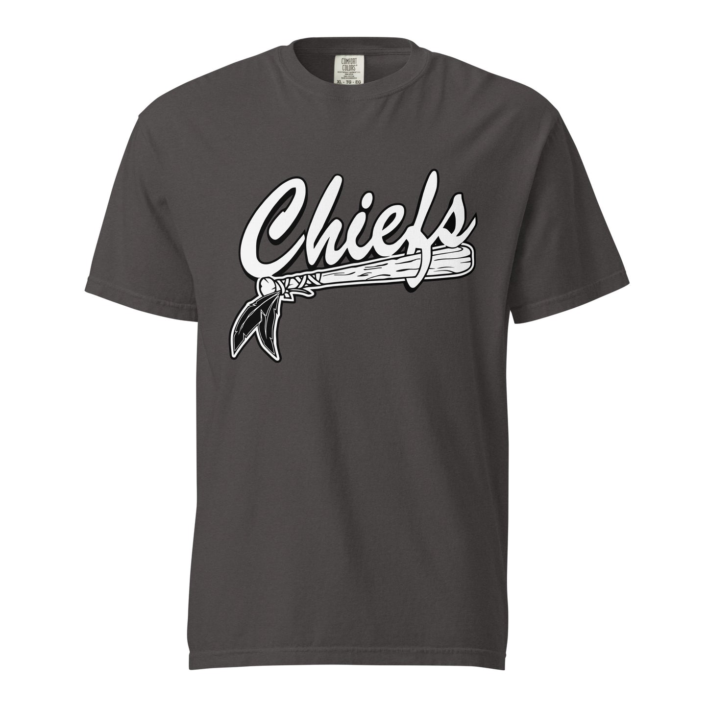 Signature | Comfort Colors T-Shirt | Connetquot Chiefs | Letter Crest Logo