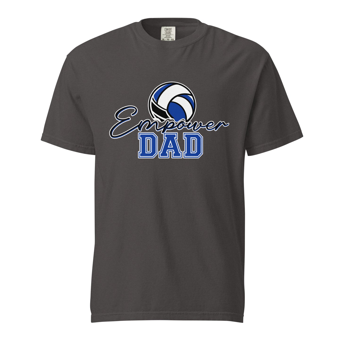 Signature | Comfort Colors T-Shirt | Empower Volleyball Club | Dad Crest Logo