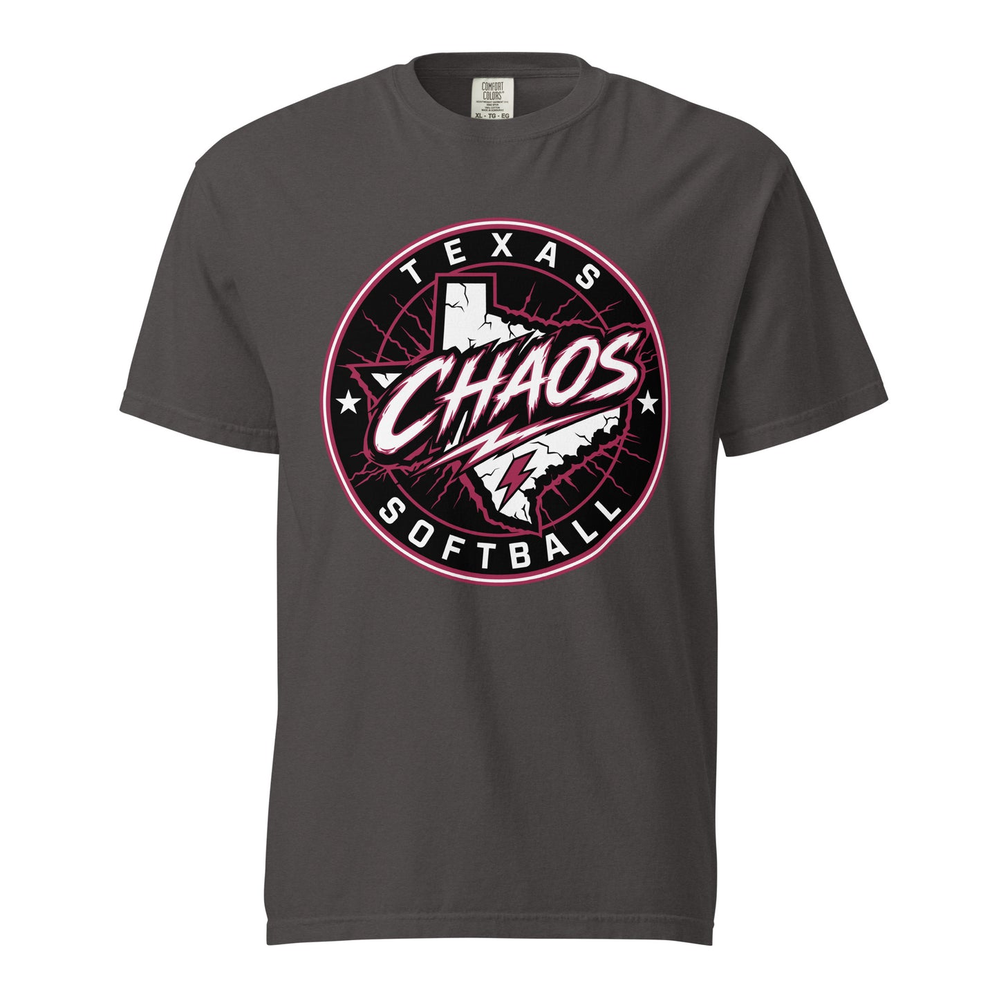Signature | Comfort Colors T-Shirt | Texas Chaos | Badge Logo