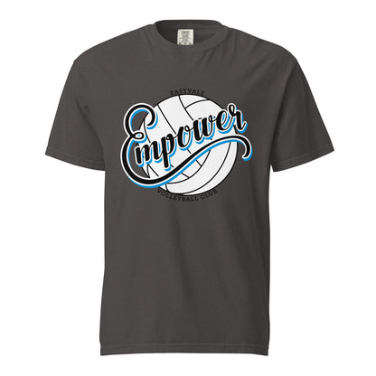 Signature | Comfort Colors T-Shirt | Empower Volleyball Club | Emblem Logo