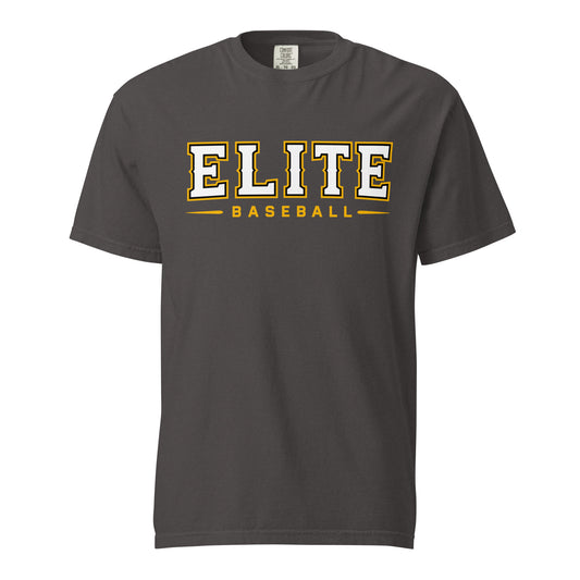 Signature | Comfort Colors T-Shirt | Elite Baseball | Vanguard Logo