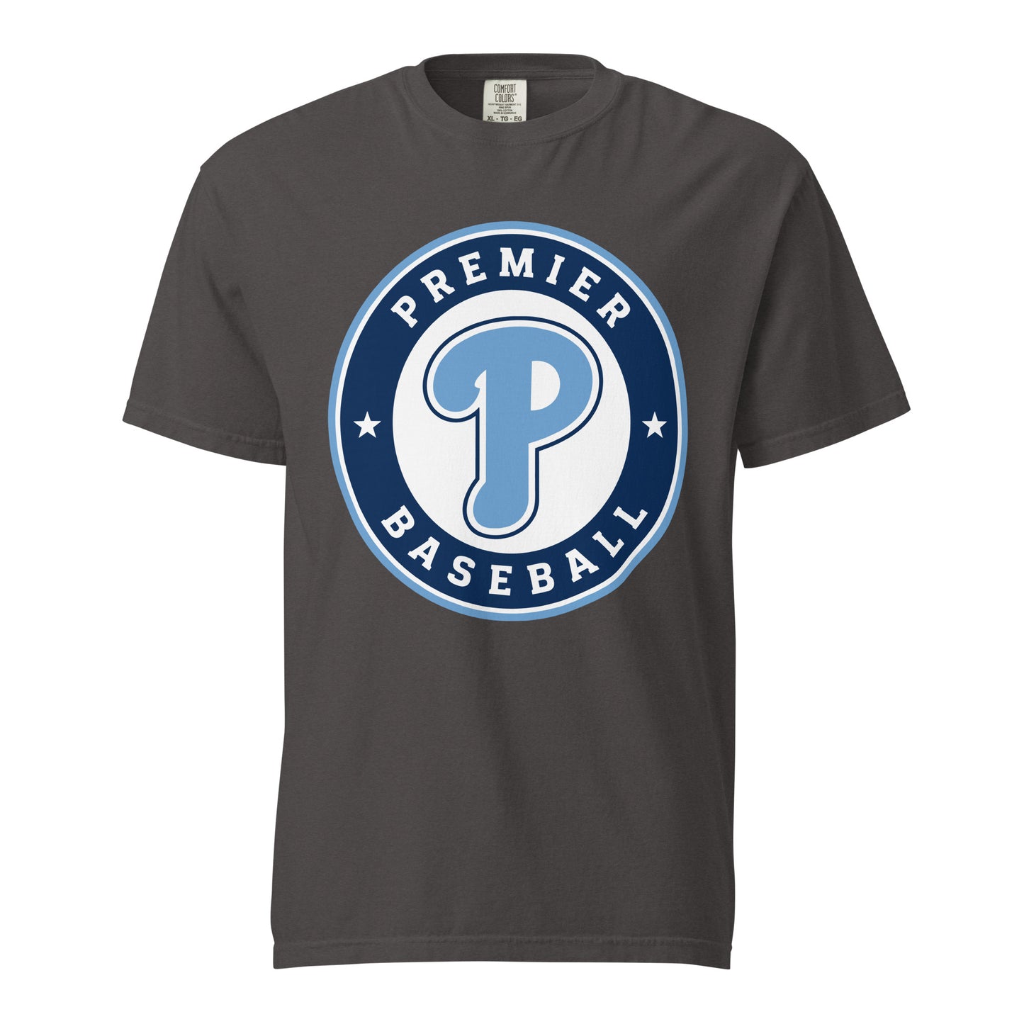 Signature | Comfort Colors T-Shirt | Premier Baseball | Badge Logo