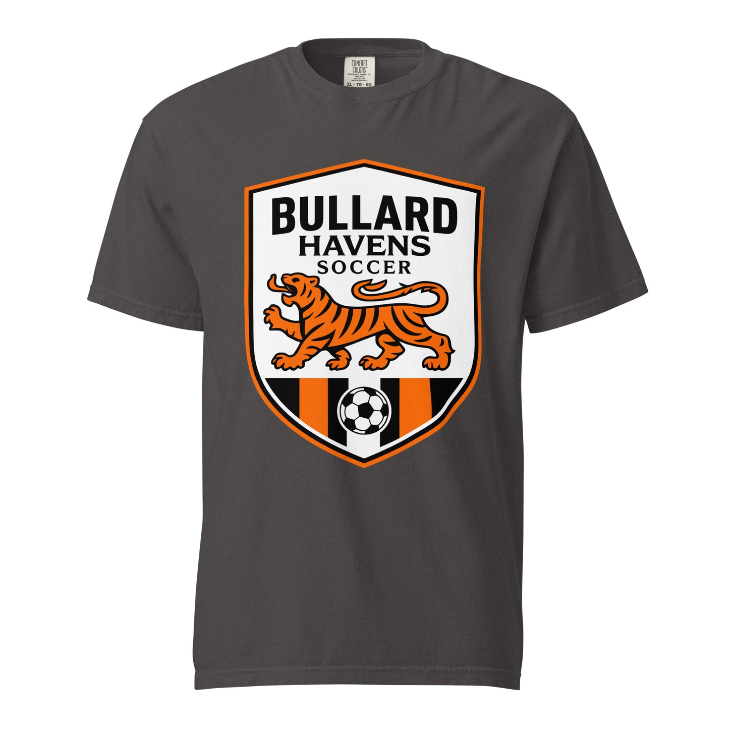 Signature | Comfort Colors T-Shirt | Bullard Havens Boys Soccer | Shield Logo