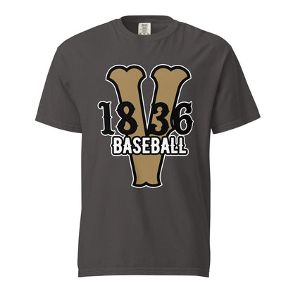Signature | Comfort Colors T-Shirt | 1836 Volunteers Baseball | Crest Logo