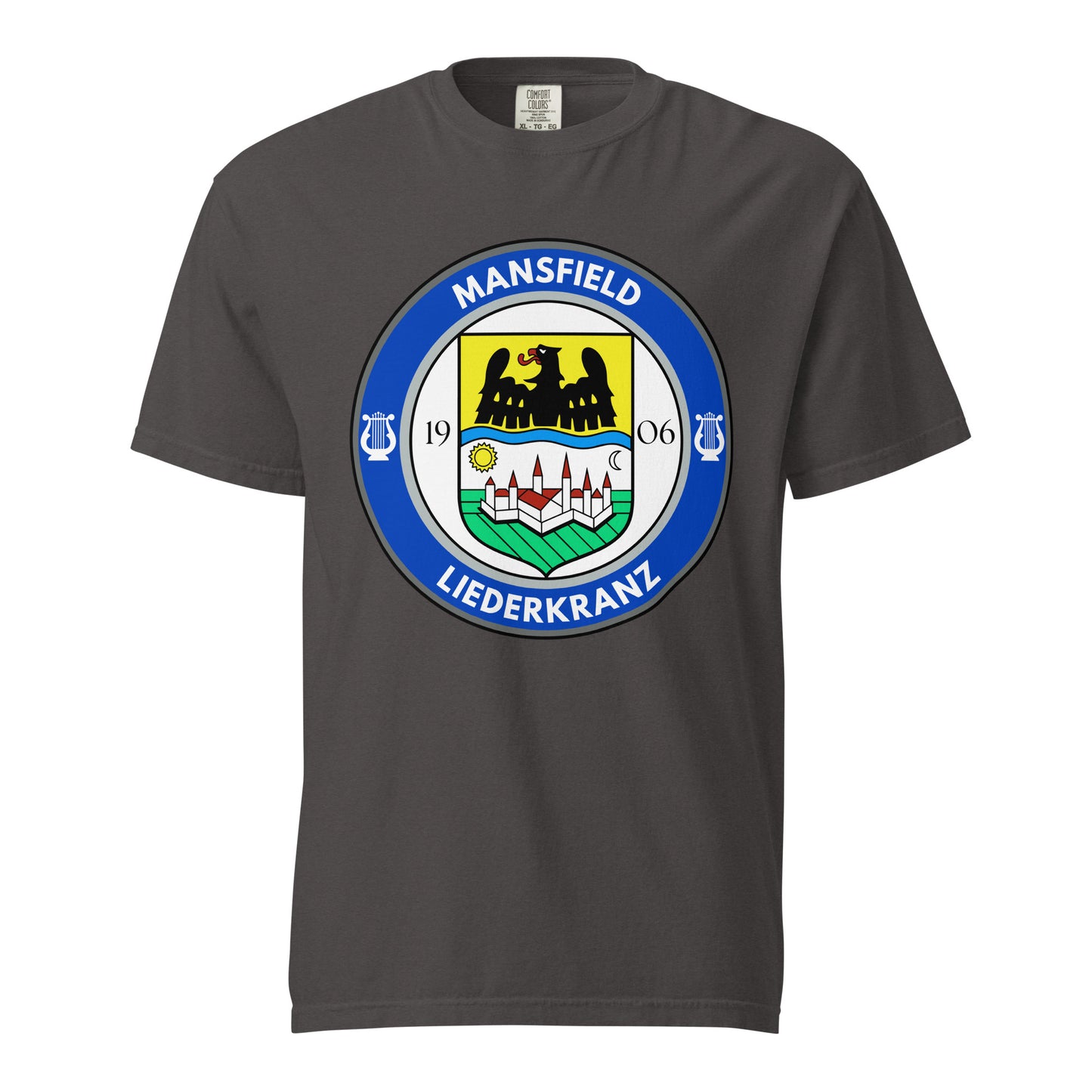 Signature | Comfort Colors T-Shirt | Liederkranz Soccer Club | Badge Logo