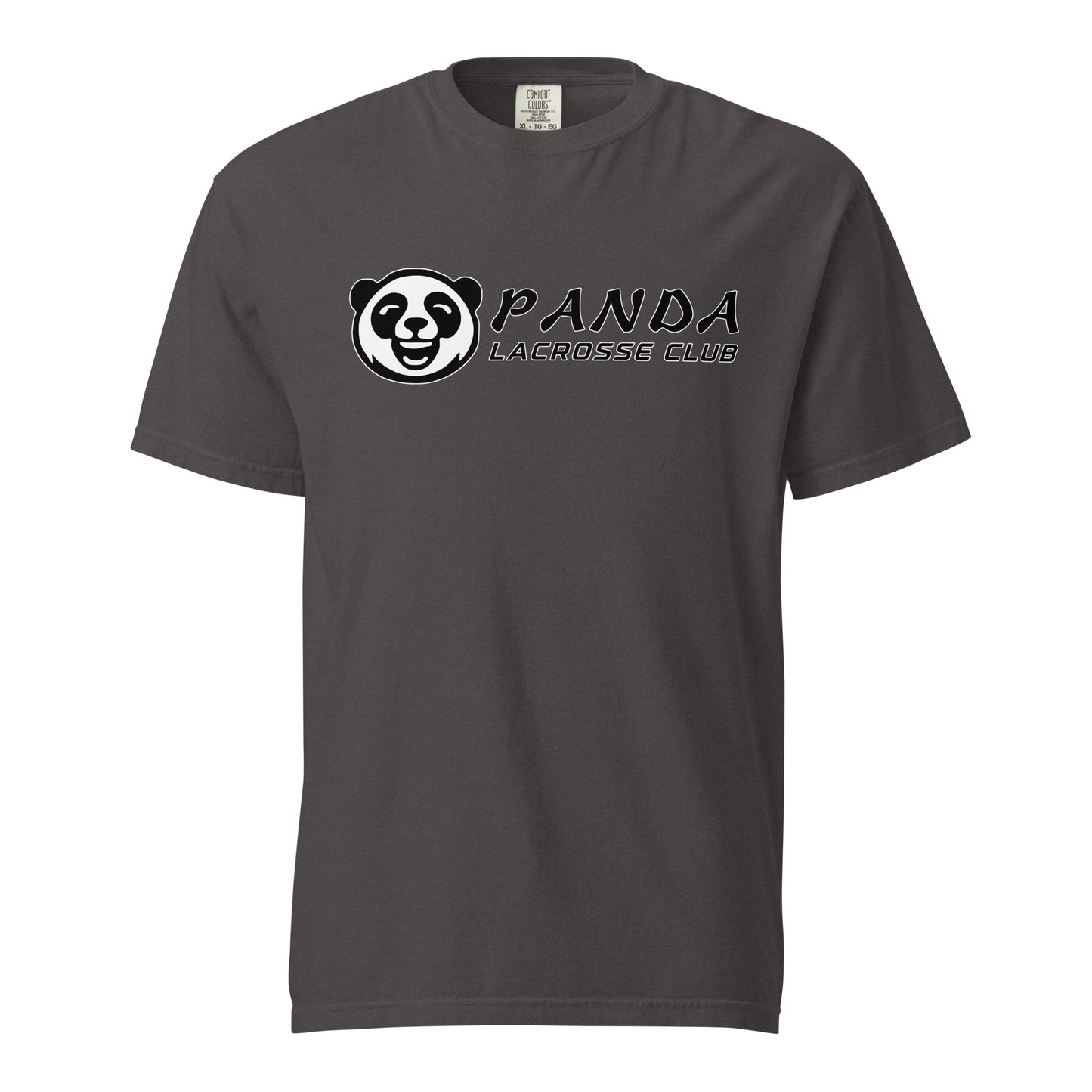 Signature | Comfort Colors T-Shirt | Panda Lacrosse Club | Crest Logo