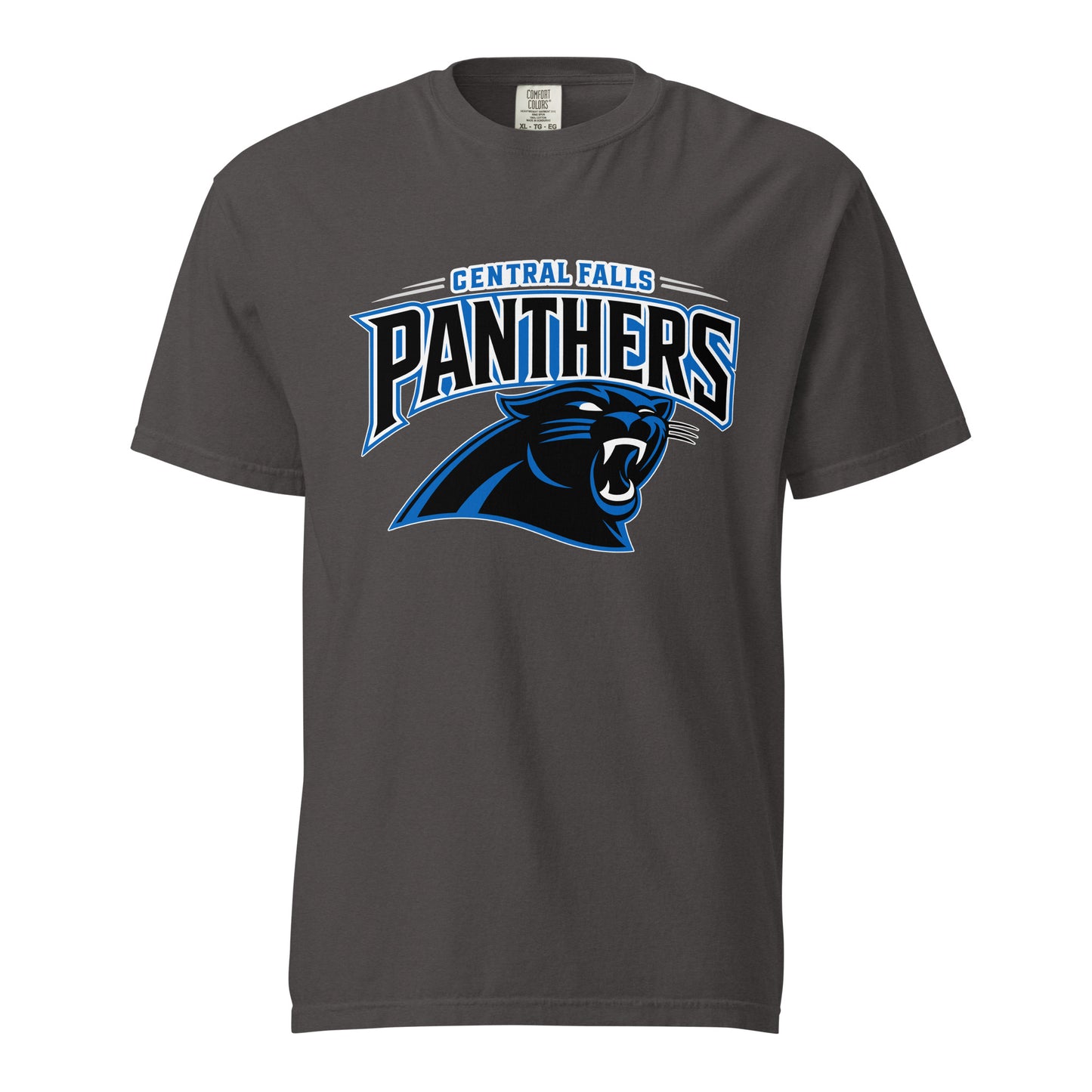 Signature | Comfort Colors T-Shirt | Central Falls Panthers | Emblem Logo