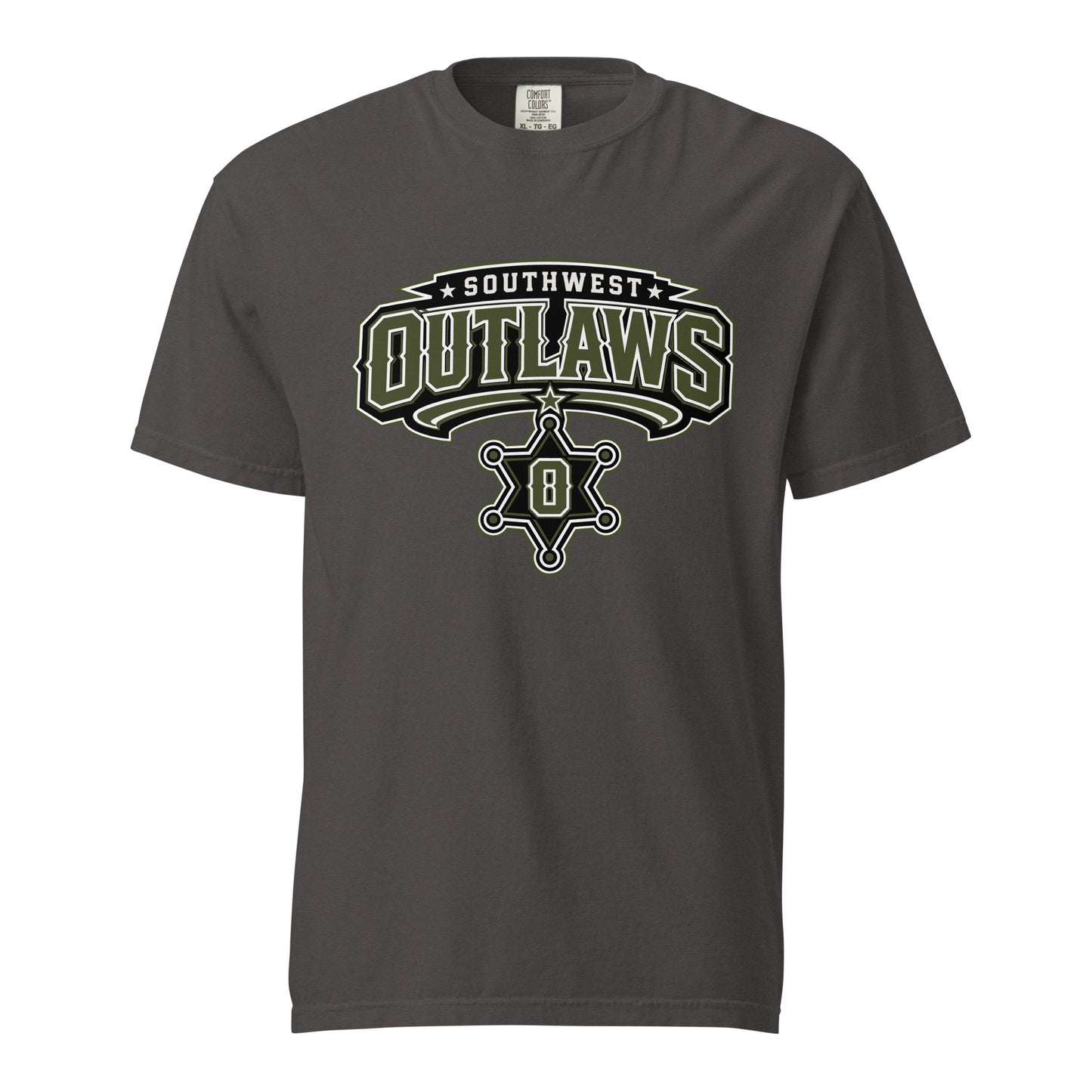 Signature | Comfort Colors T-Shirt | Southwest Outlaws | Frontier Athletics Logo