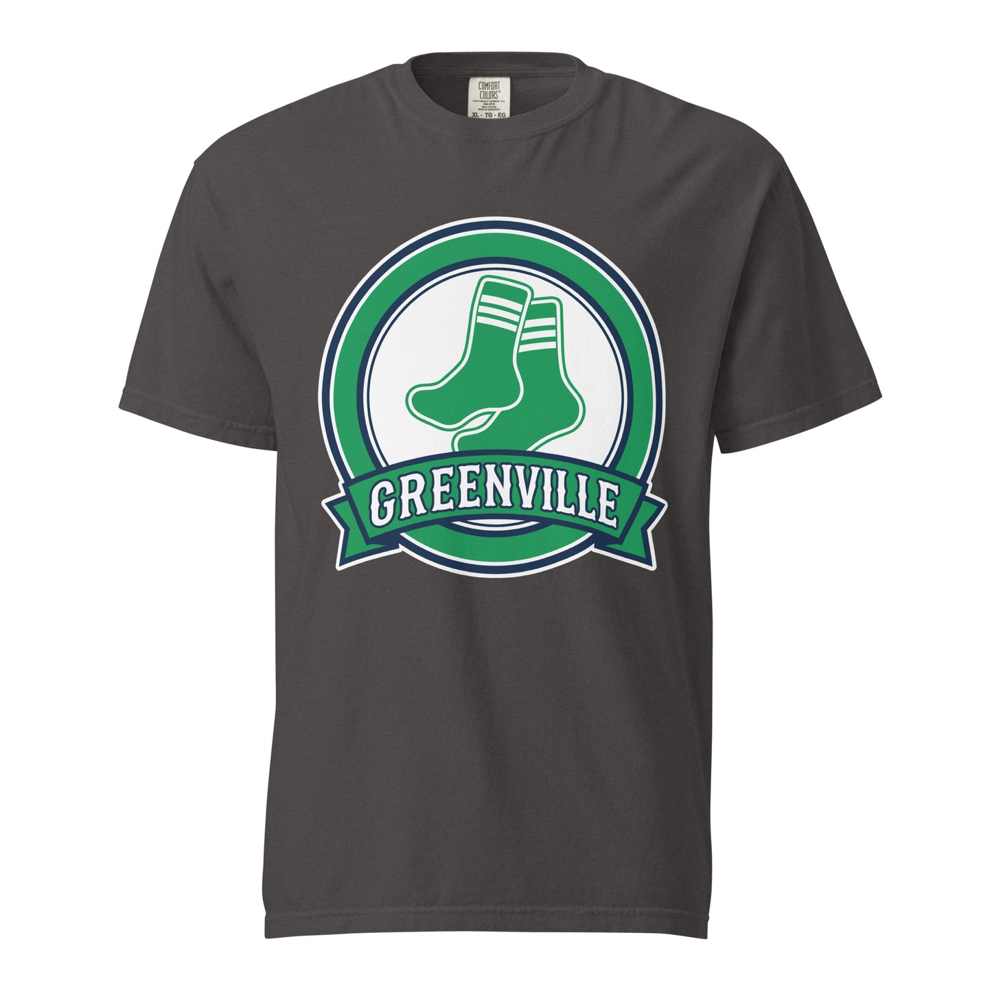 Signature | Comfort Colors T-Shirt | Greenville Sox | Badge Logo
