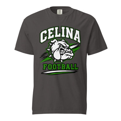 Signature | Comfort Colors T-Shirt | Celina Black Football | Emblem Logo
