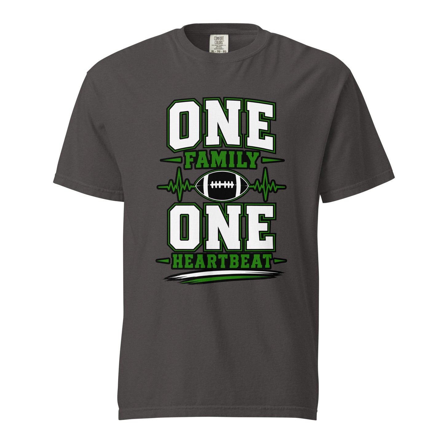 Signature | Comfort Colors T-Shirt | Celina Black Football | Modern Script Logo