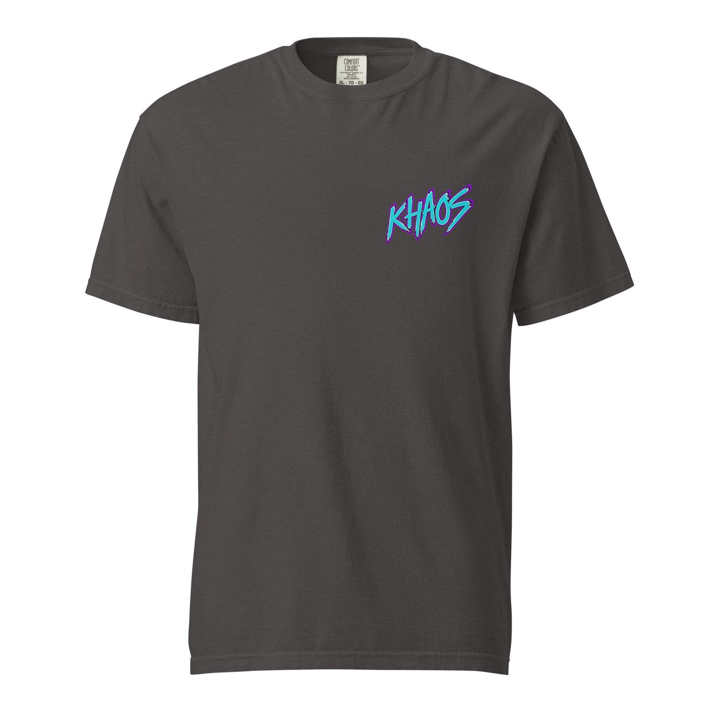Signature | Comfort Colors T-Shirt | Khaos Softball | Script Logo