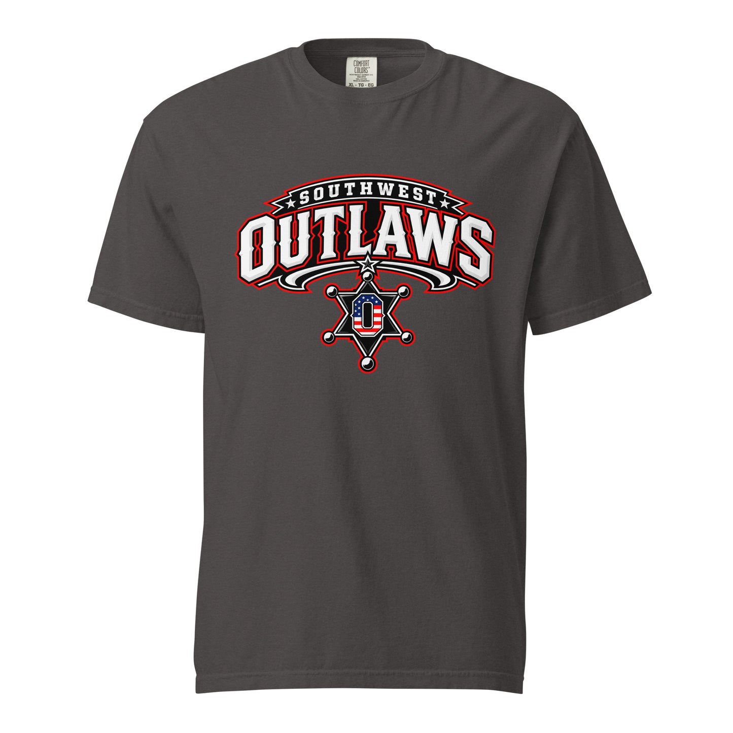 Signature | Comfort Colors T-Shirt | Southwest Outlaws | Vanguard Logo