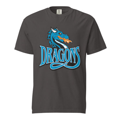 Signature | Comfort Colors T-Shirt | International Studies Middle School Volleyball | Emblem Logo
