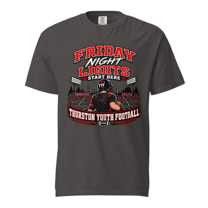 Signature | Comfort Colors T-Shirt | Thurston Youth Football | Vanguard Logo