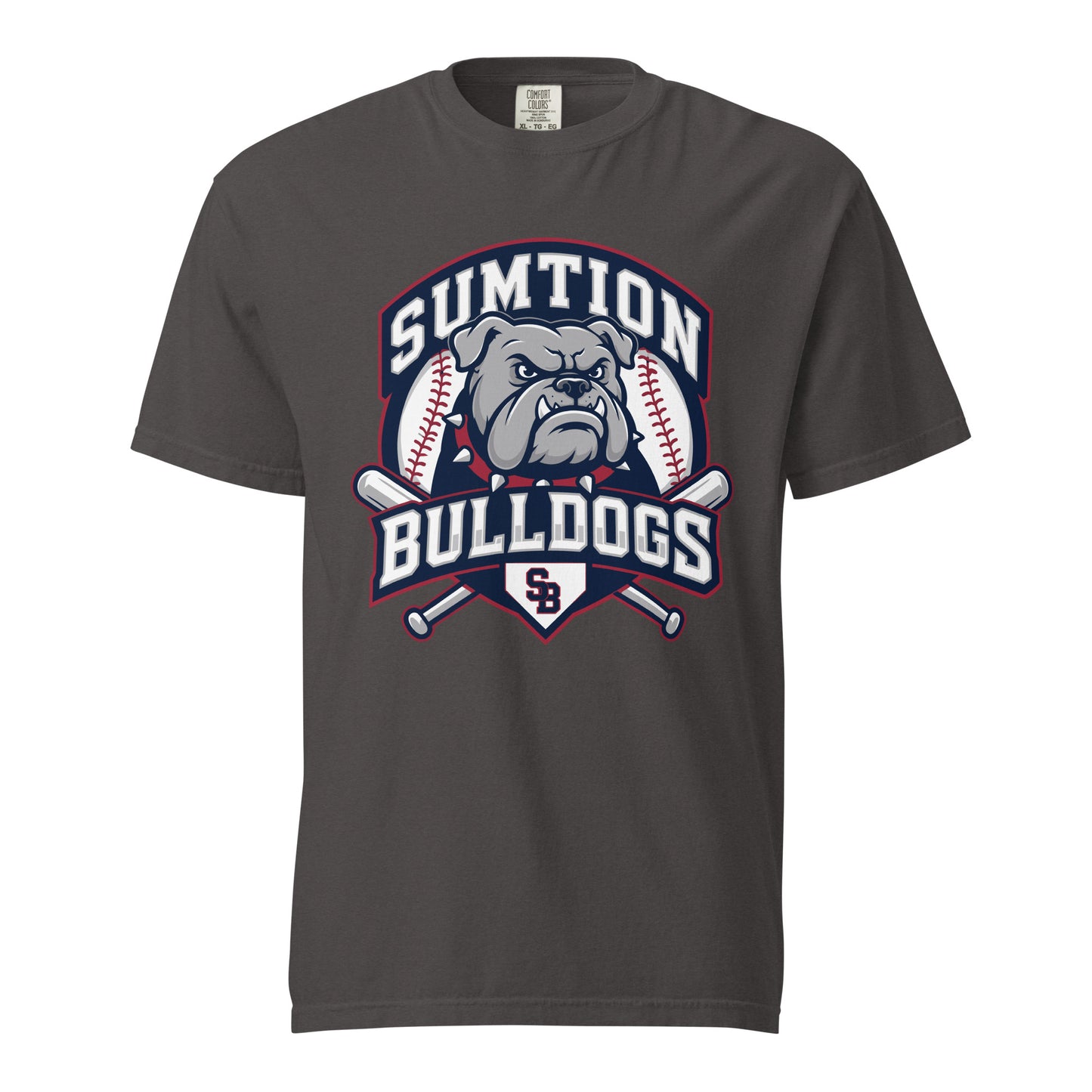 Signature | Comfort Colors T-Shirt | Sumtion bulldogs | Emblem Logo
