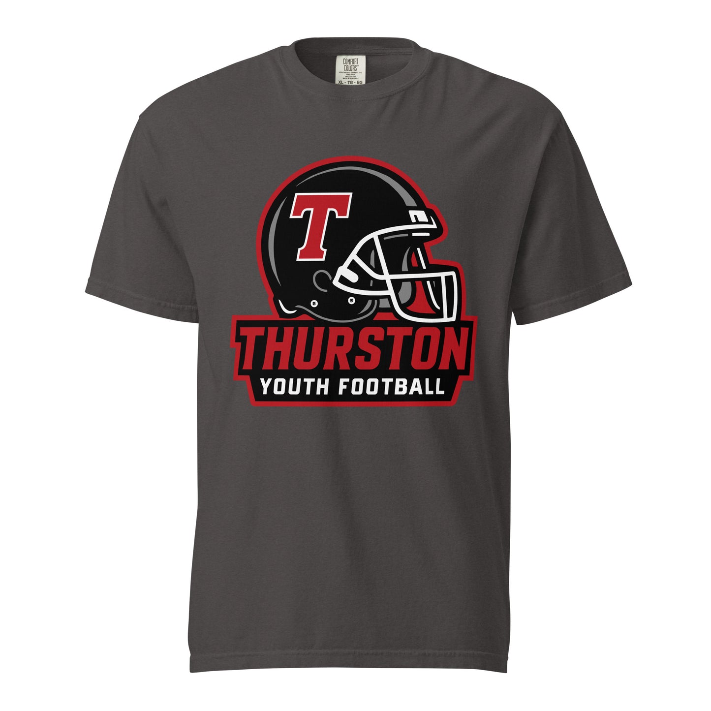 Signature | Comfort Colors T-Shirt | Thurston Youth Football | Crest Logo