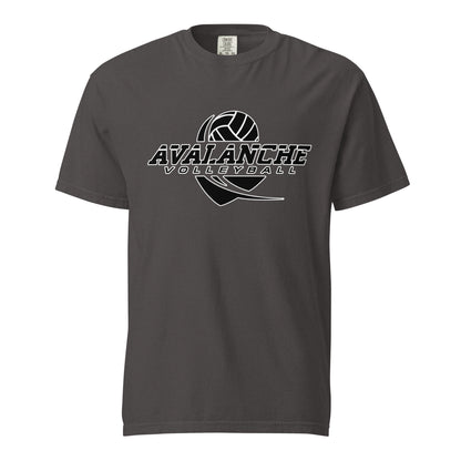 Signature | Comfort Colors T-Shirt | Avalanche Volleyball Club | Crest Logo