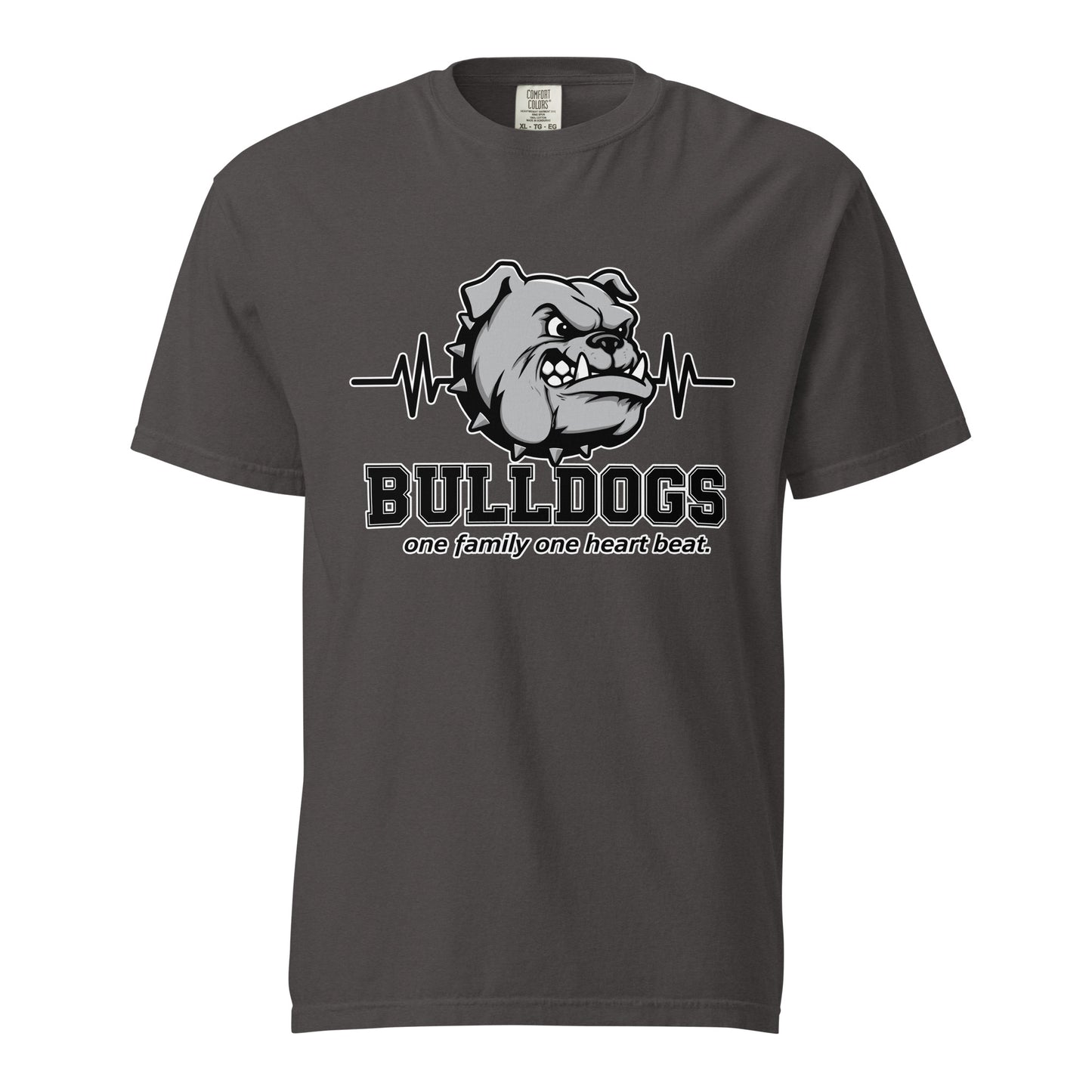 Signature | Comfort Colors T-Shirt | Celina Recreational Football Black | Bulldogs Crest Logo