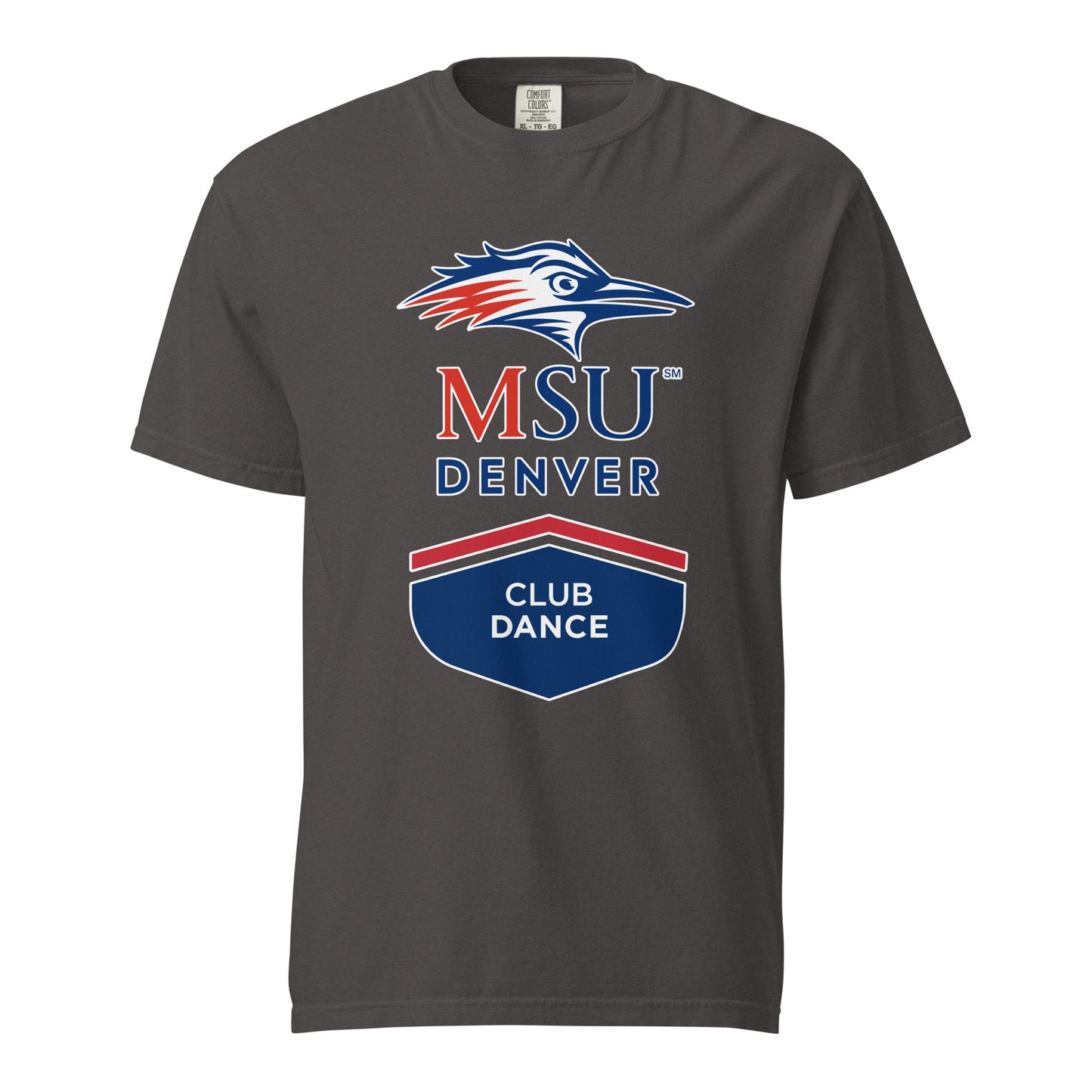 Signature | Comfort Colors T-Shirt | MSU Denver Dance Team | Apex Logo