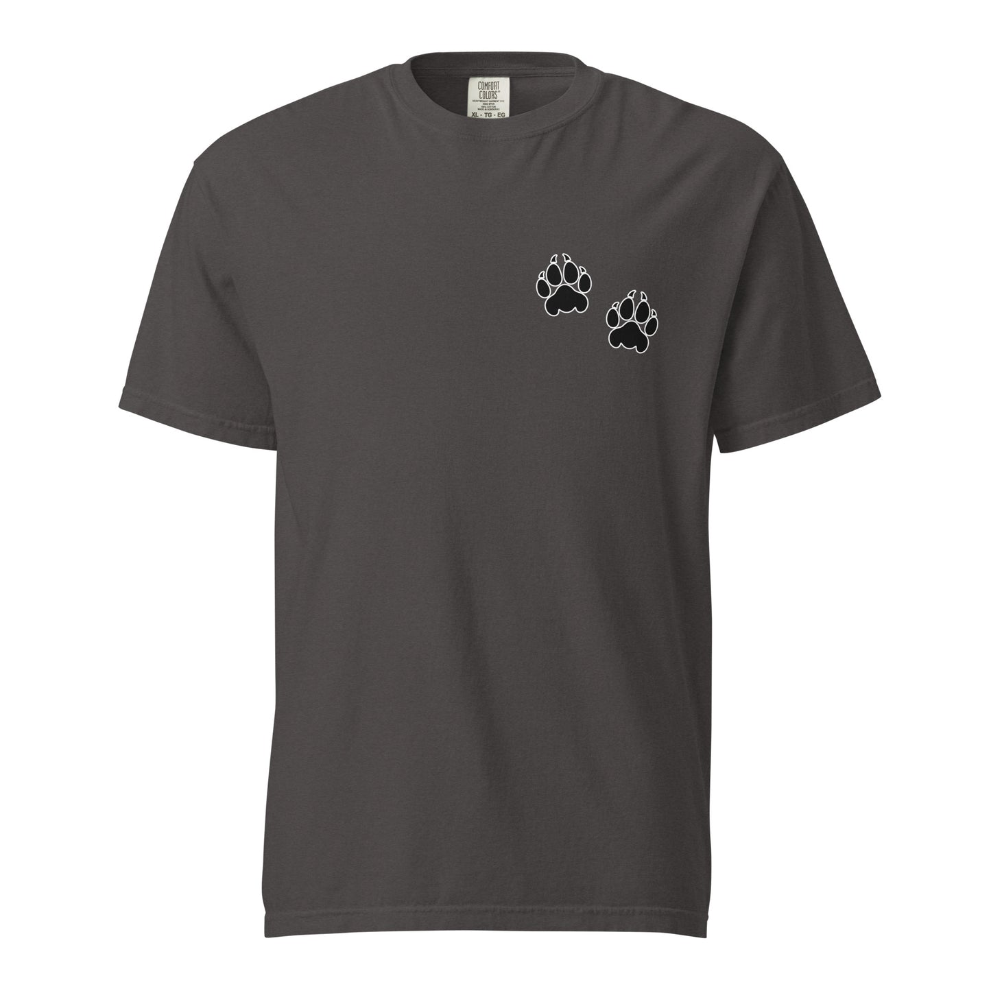 Signature | Comfort Colors T-Shirt | Orange Wave Marching Band | Paw Mark Logo