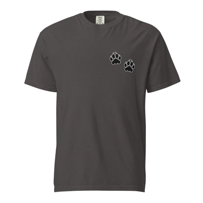 Signature | Comfort Colors T-Shirt | Orange Wave Marching Band | Paw Mark Logo