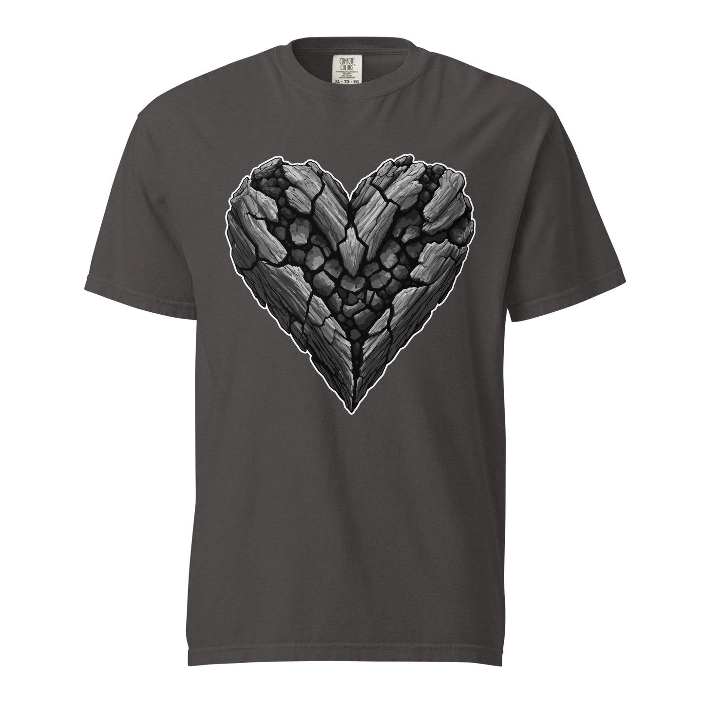 Signature | Comfort Colors T-Shirt | Obsidian Heartbeat | Emblem Logo