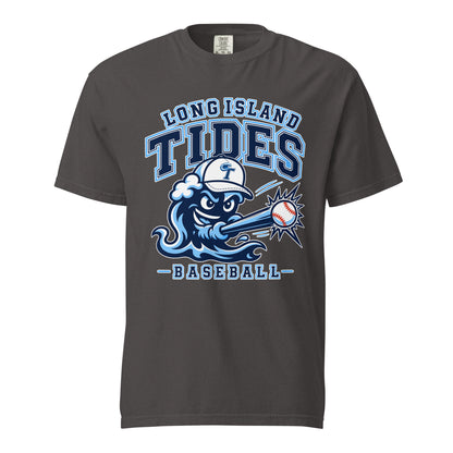 Signature | Comfort Colors T-Shirt | Long Island Tides Baseball | Valor Logo