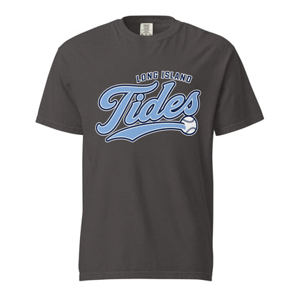 Signature | Comfort Colors T-Shirt | Long Island Tides Baseball | Athletics Logo