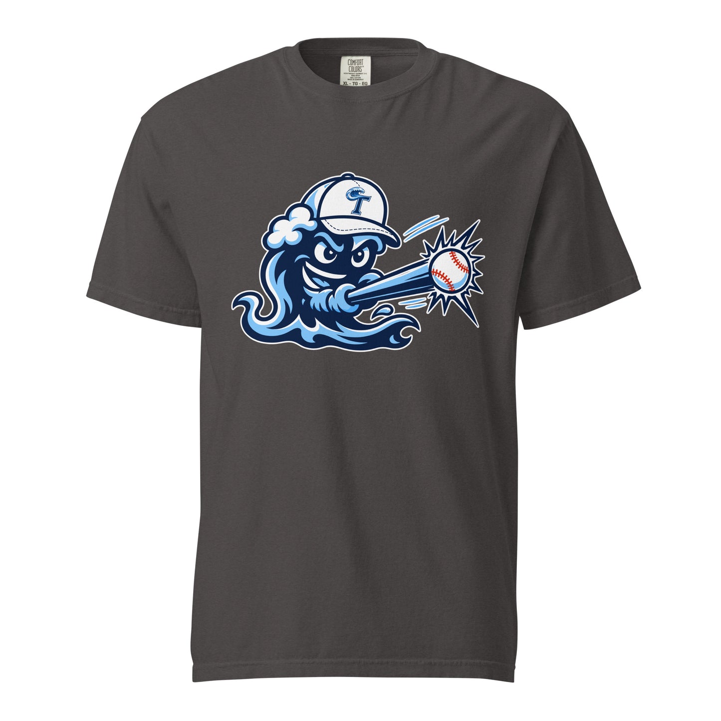 Signature | Comfort Colors T-Shirt | Long Island Tides Baseball | Mascot Logo