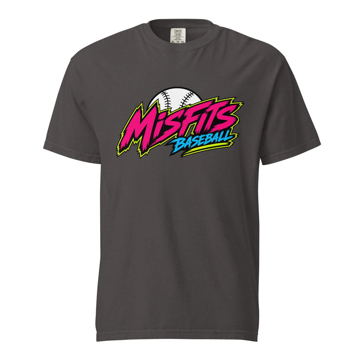 Signature | Comfort Colors T-Shirt | Misfits Baseball | Athletics Logo