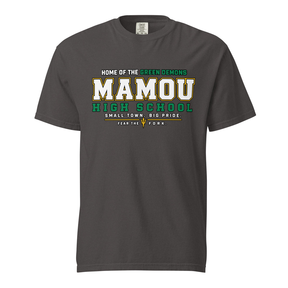 Signature | Comfort Colors T-Shirt | Mamou High School | Vanguard Logo