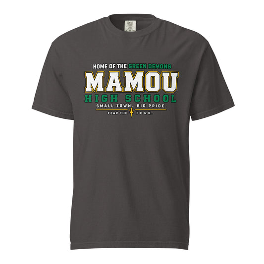 Signature | Comfort Colors T-Shirt | Mamou High School | Vanguard Logo
