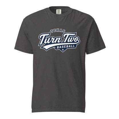 Signature | Comfort Colors T-Shirt | Texas Turn Two Baseball | Athletics Logo