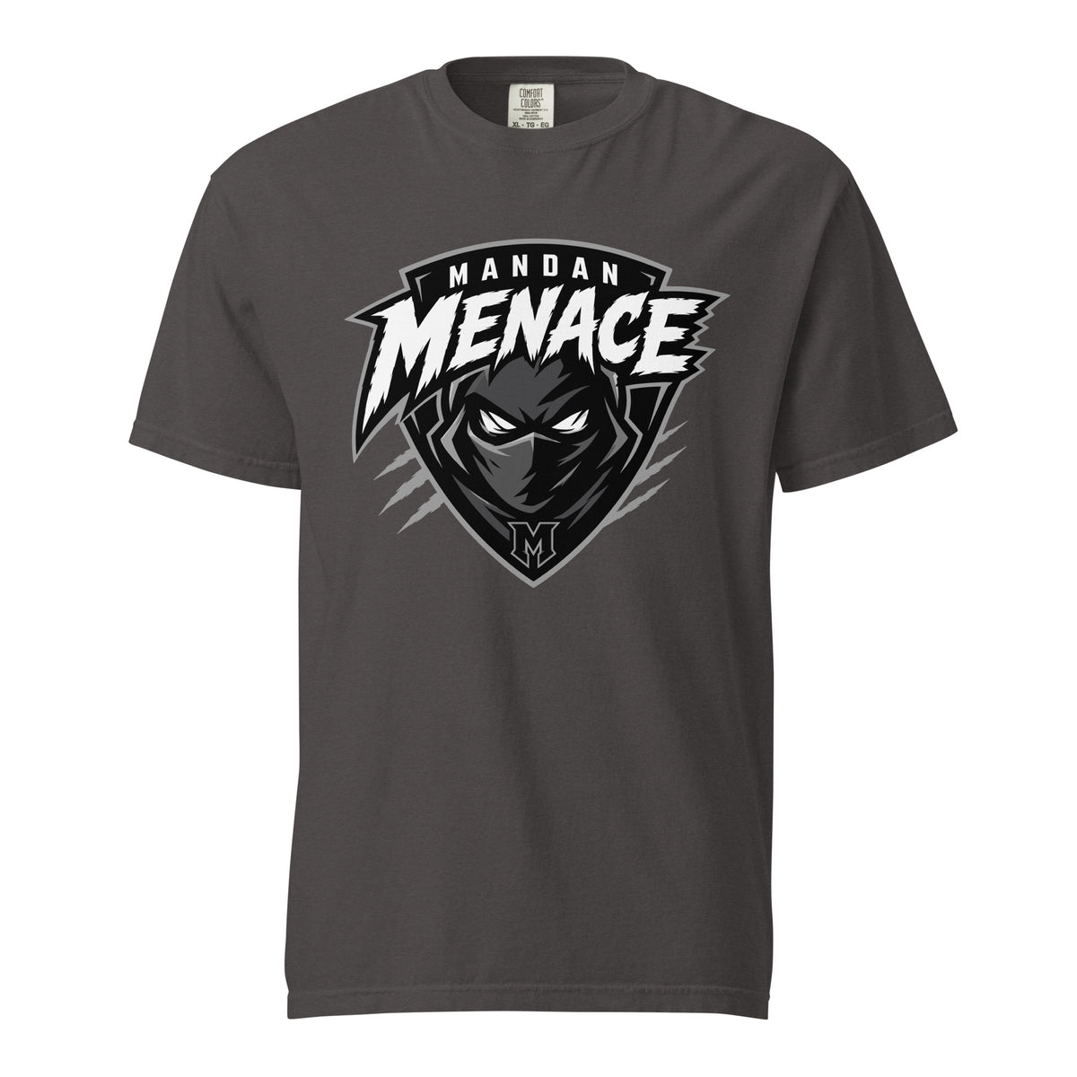 Signature | Comfort Colors T-Shirt | Mandan Menace | Shield Logo