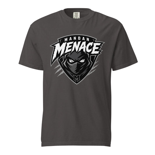 Signature | Comfort Colors T-Shirt | Mandan Menace | Shield Logo