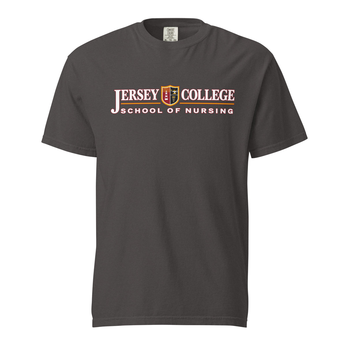 Signature | Comfort Colors T-Shirt | Grand View University Nursing | Emblem Logo