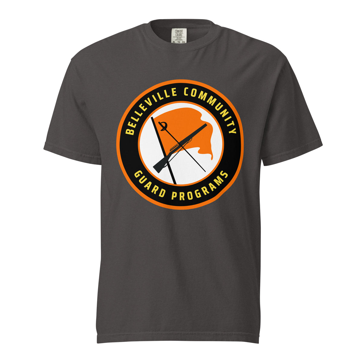 Signature | Comfort Colors T-Shirt | Belleville Community Guard Programs | Badge Logo
