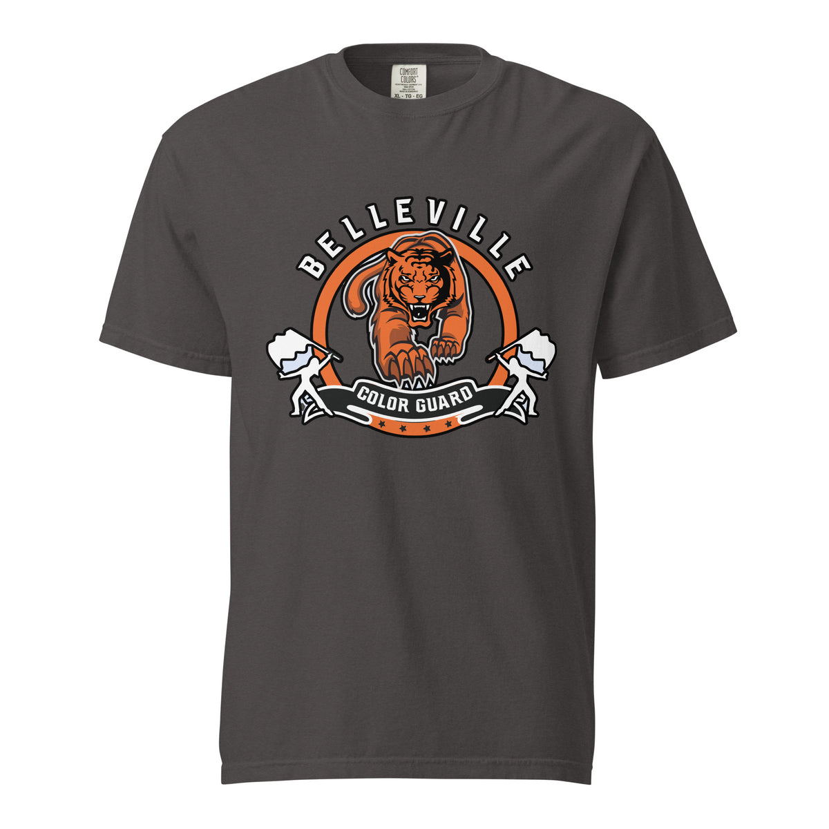 Signature | Comfort Colors T-Shirt | Belleville Community Guard Programs | Vanguard Logo