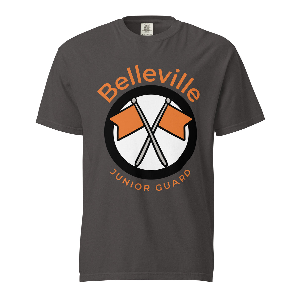 Signature | Comfort Colors T-Shirt | Belleville Community Guard Programs | Crest Logo